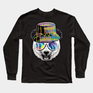 Panda summer vibes Long Sleeve T-Shirt